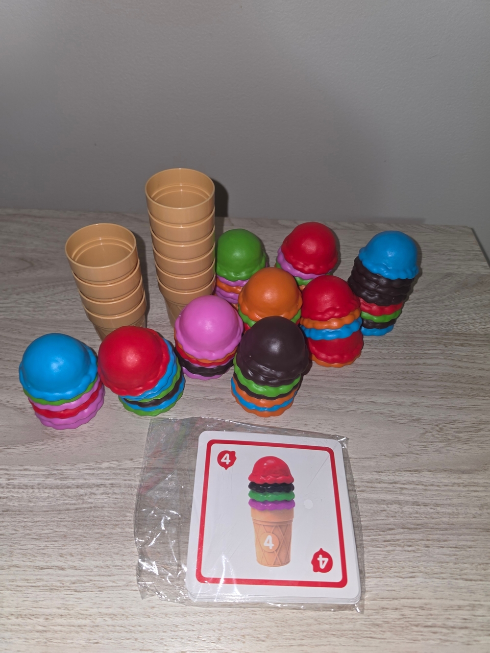 Ice Cream Counting & Color Sorting Set